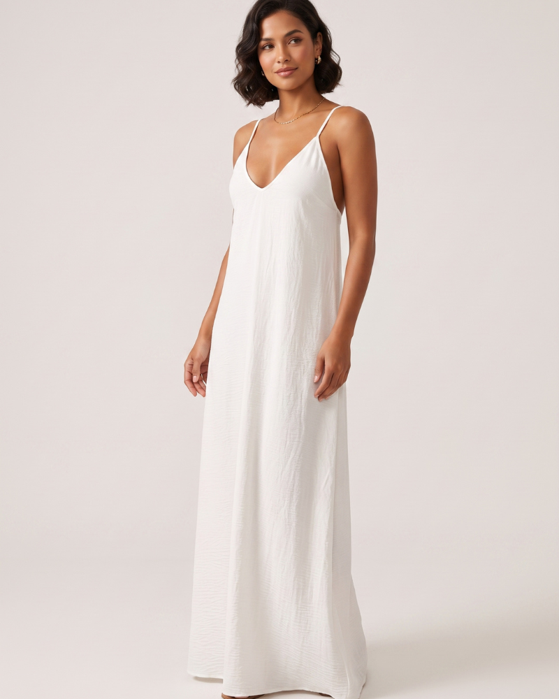 Holiday Backless Cami Dress