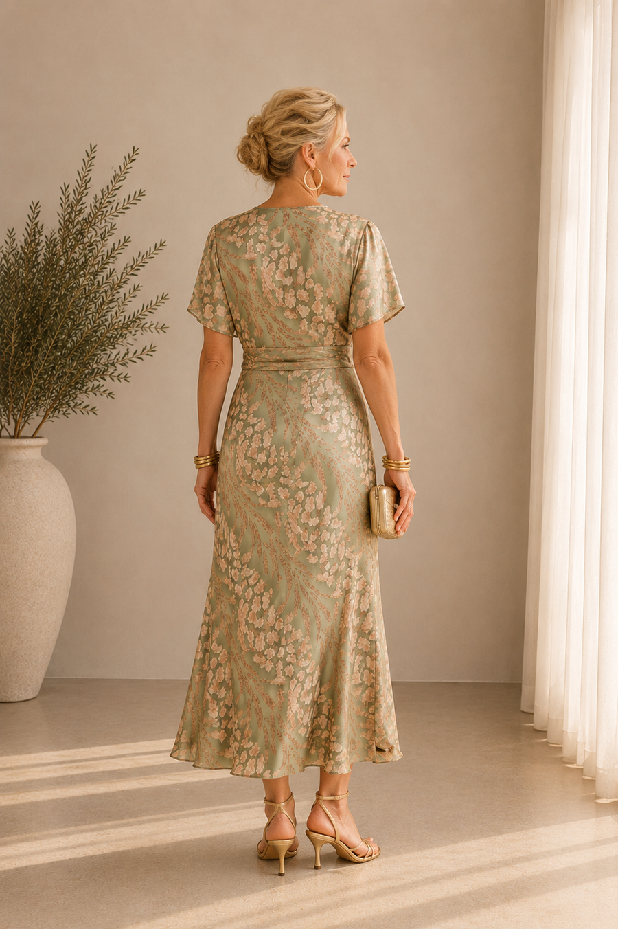 Anastasia™ Elegant Floral Maxi Dress