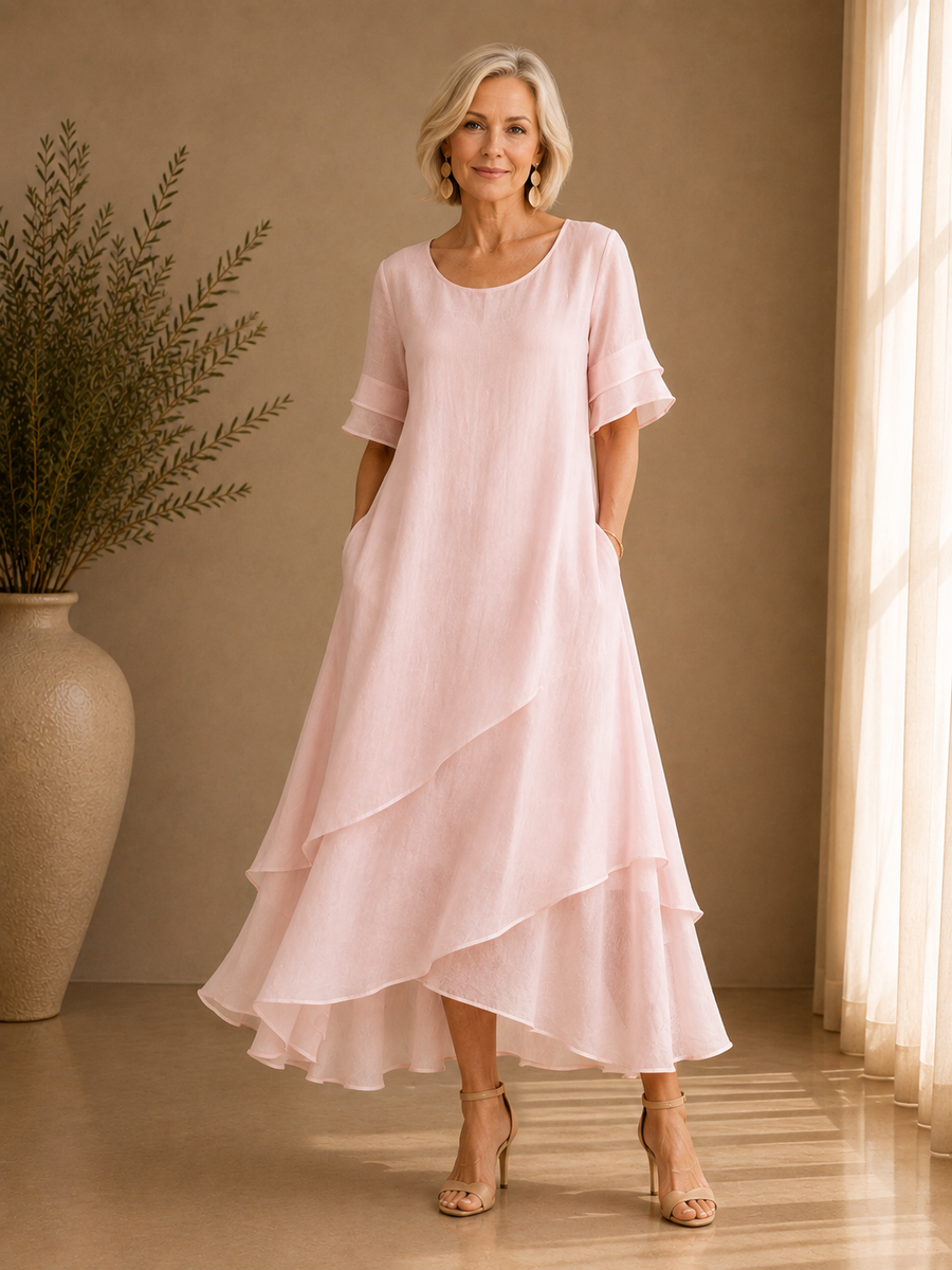Olive™ Flowing Grace Maxi Dress