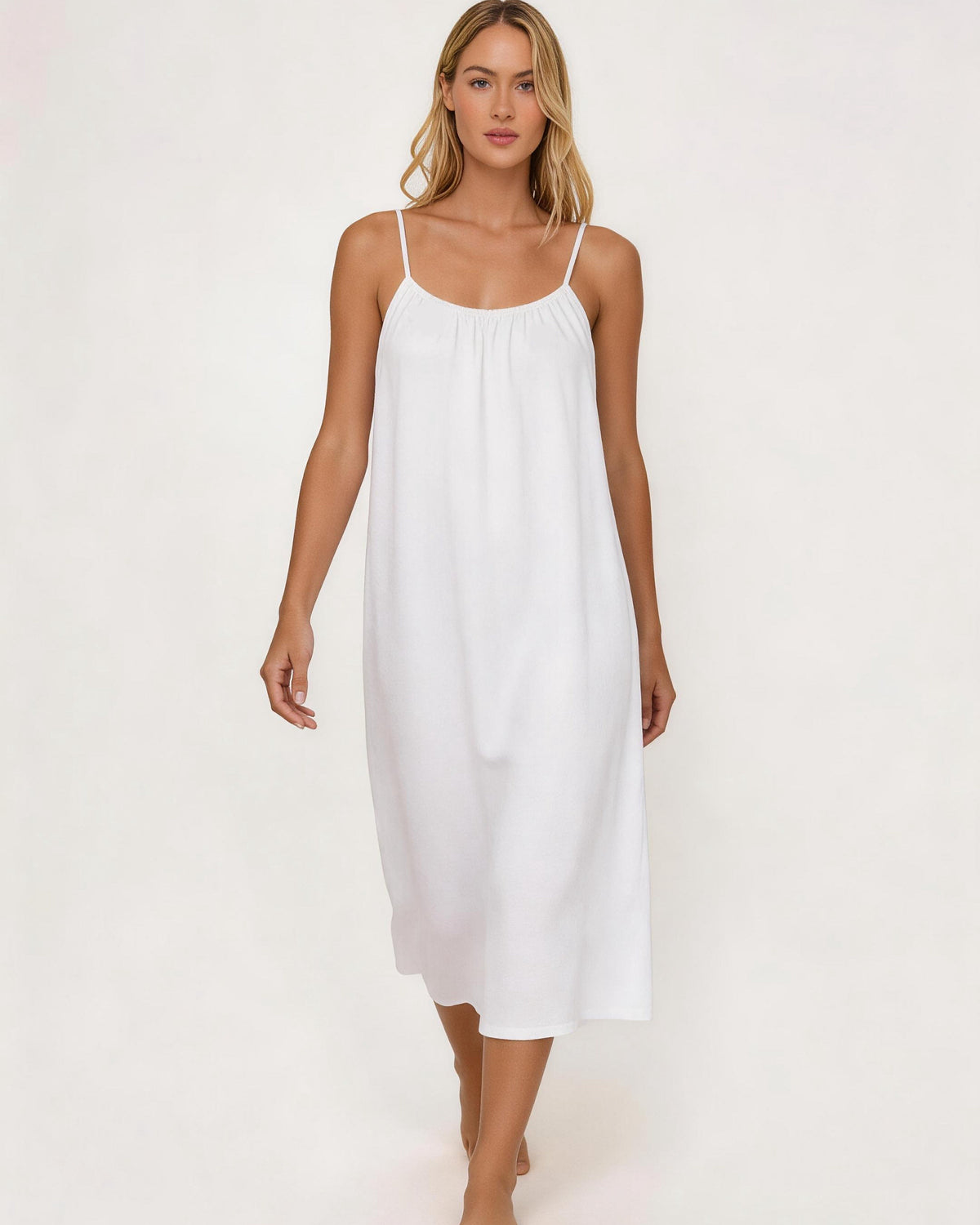 Plain Backless Cami Mini Dress