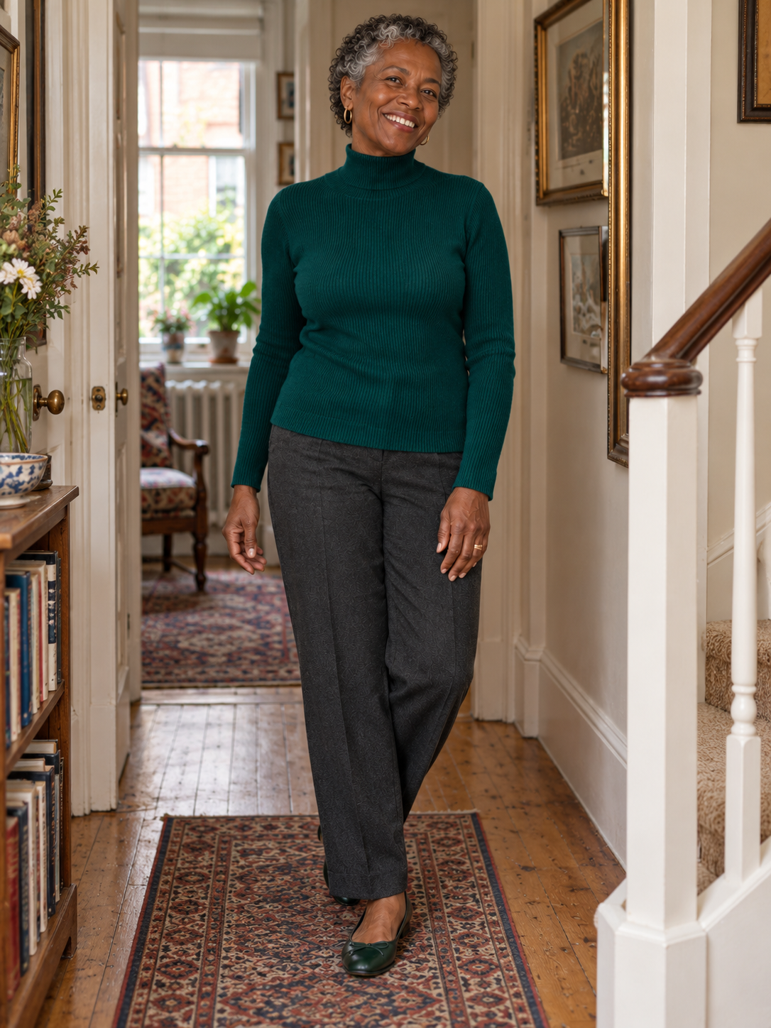 The Adeline Fine-Rib Jumper