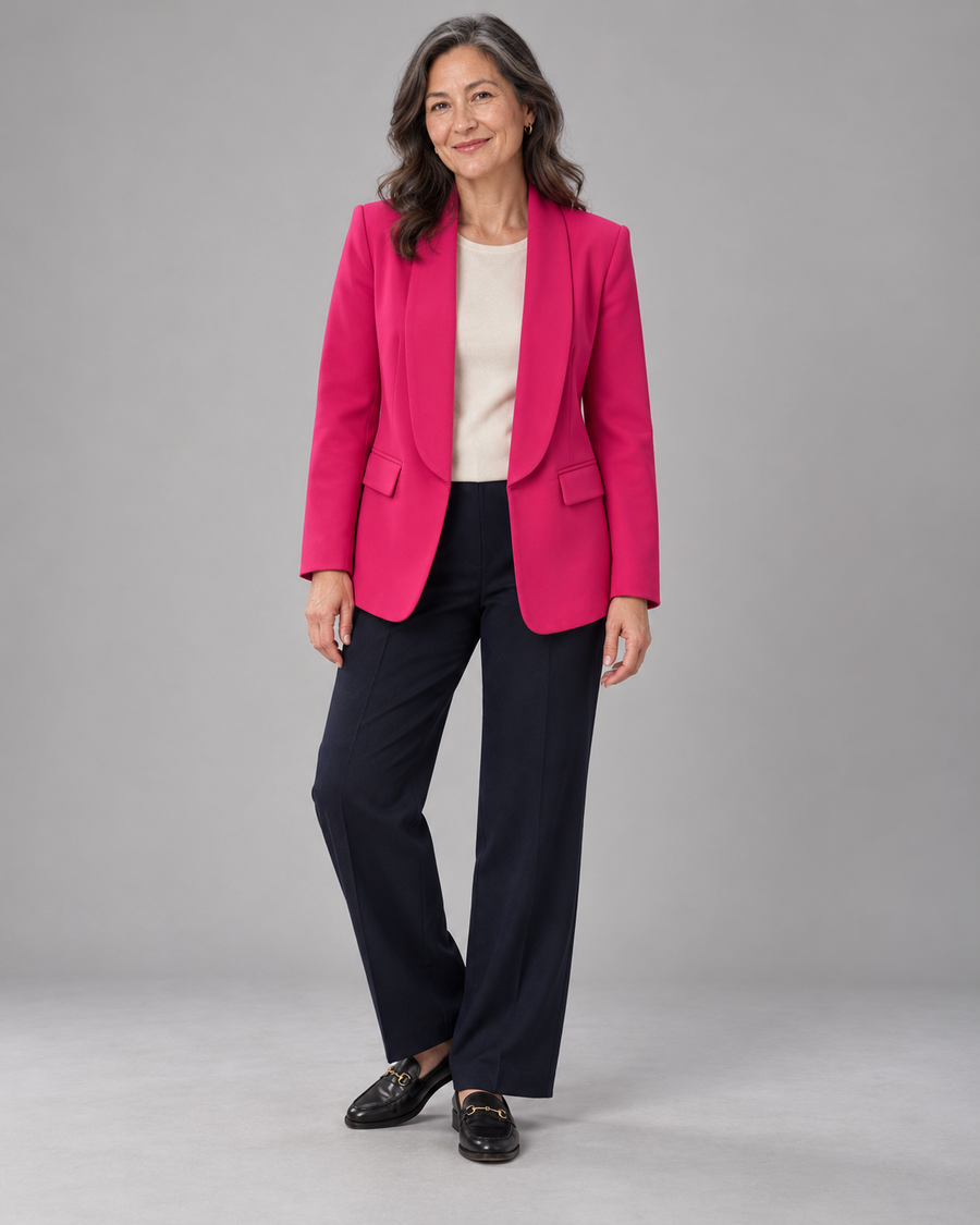 The Celia Open-Front Blazer