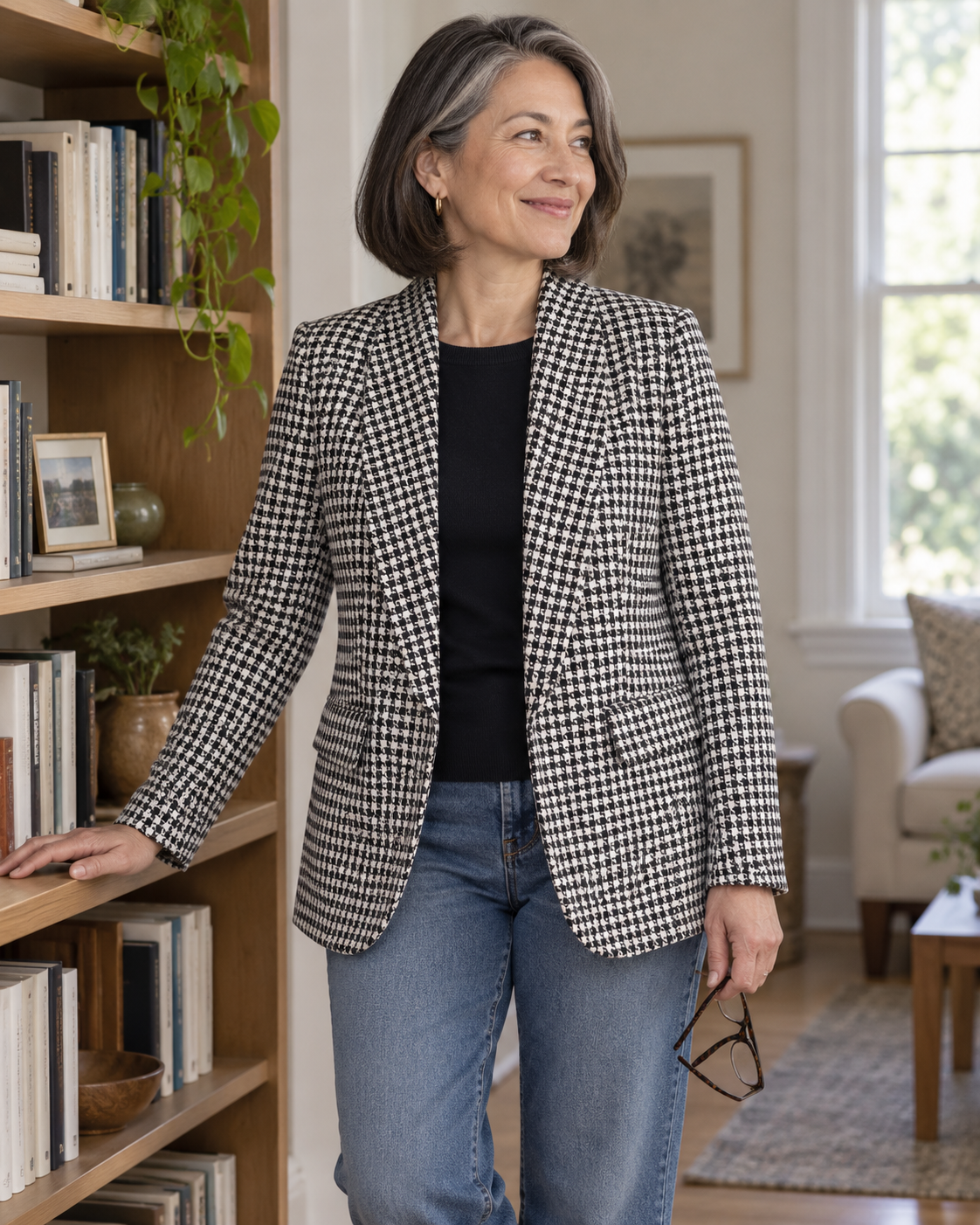 The Celia Open-Front Blazer