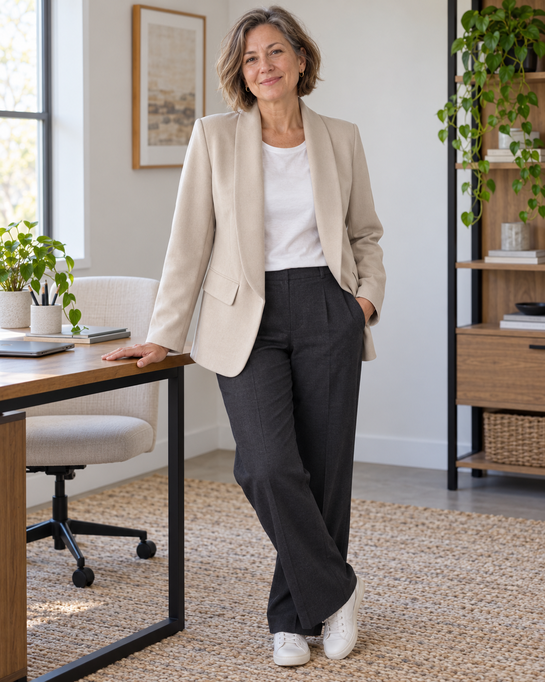 The Celia Open-Front Blazer