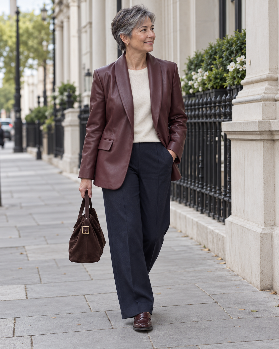 The Celia Open-Front Blazer