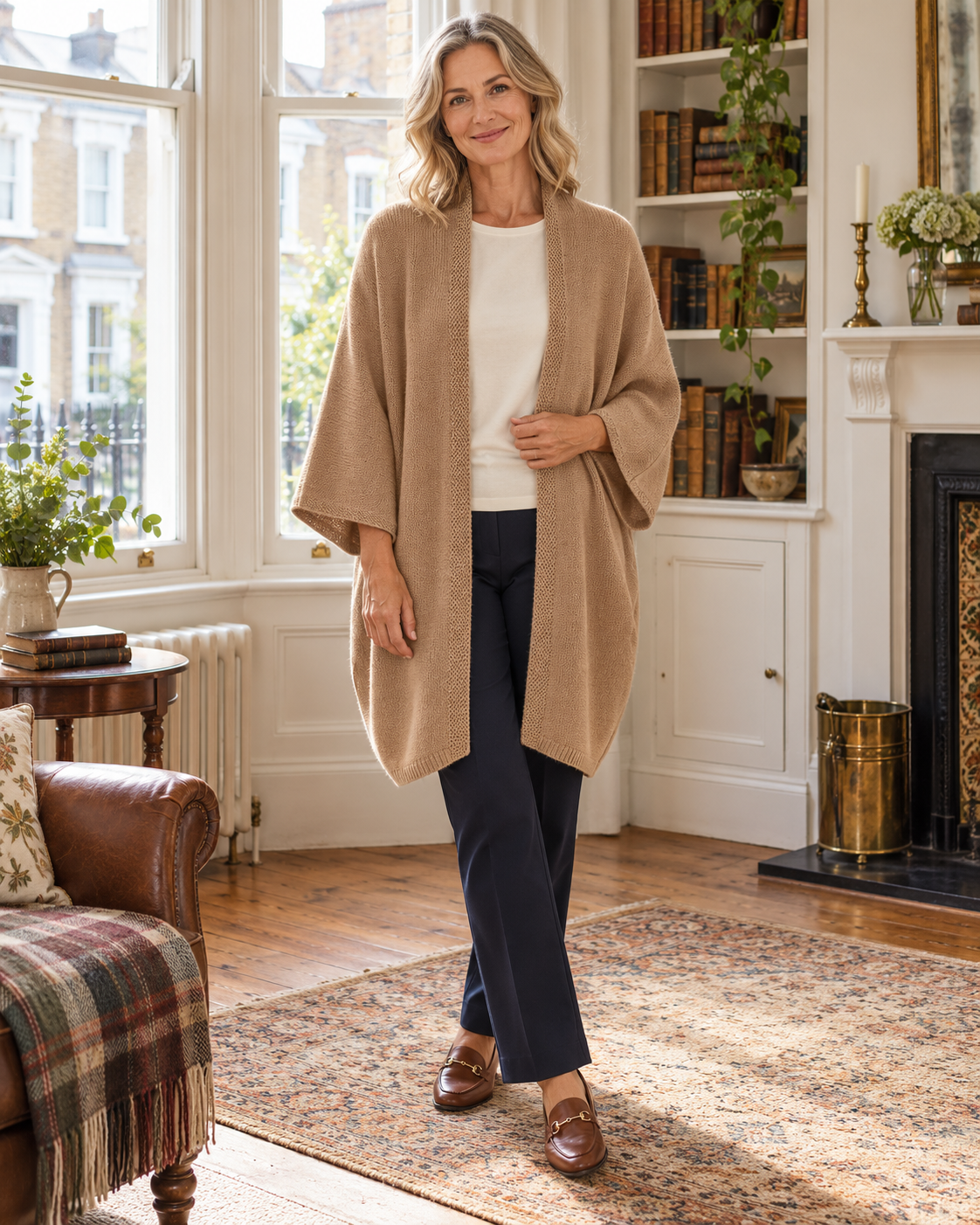 The Camille Drape Cardigan