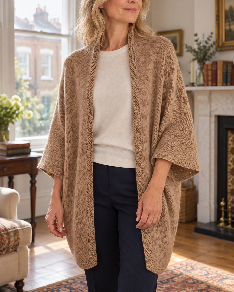 The Camille Drape Cardigan