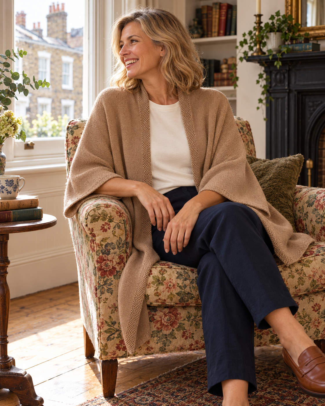 The Camille Drape Cardigan