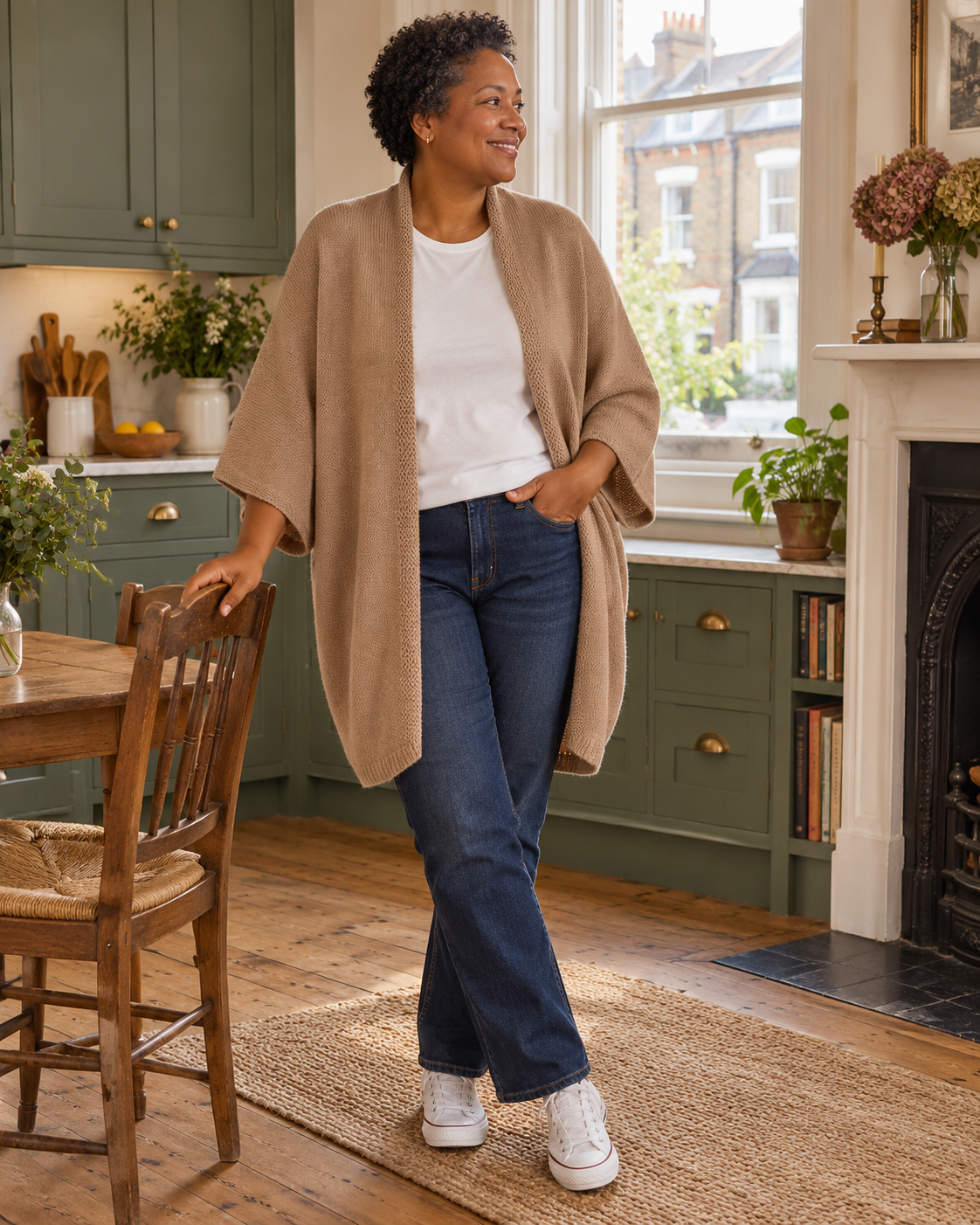 The Camille Drape Cardigan