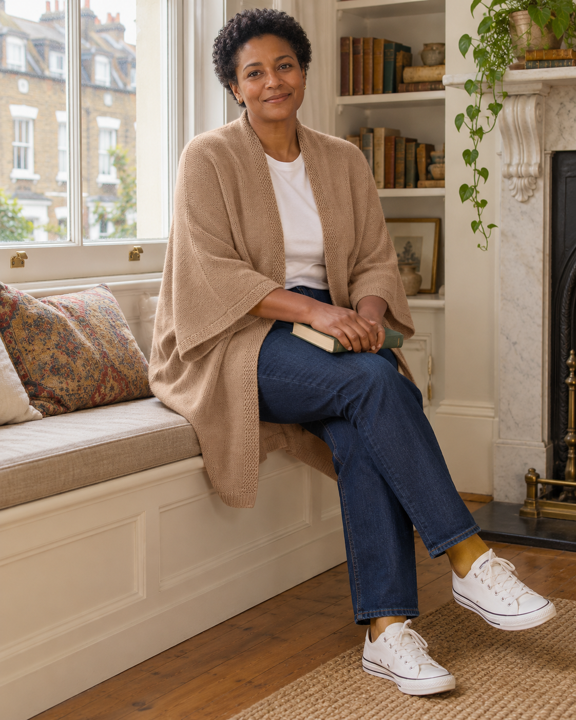 The Camille Drape Cardigan