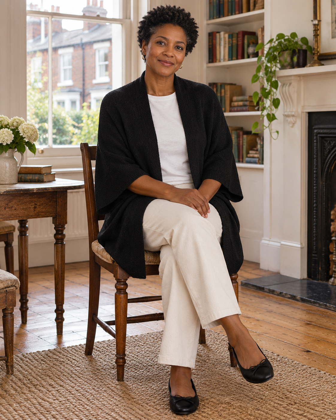 The Camille Drape Cardigan
