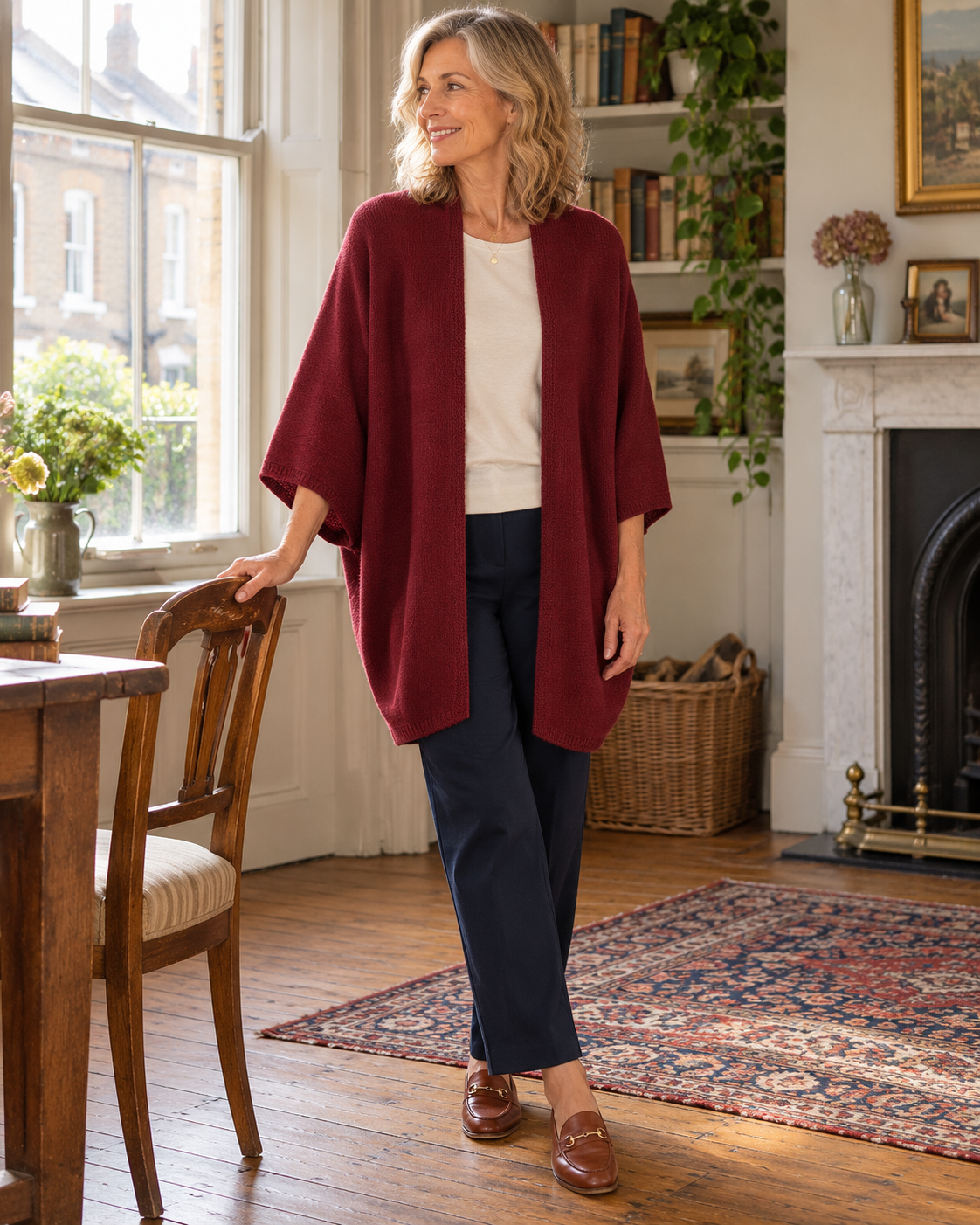 The Camille Drape Cardigan