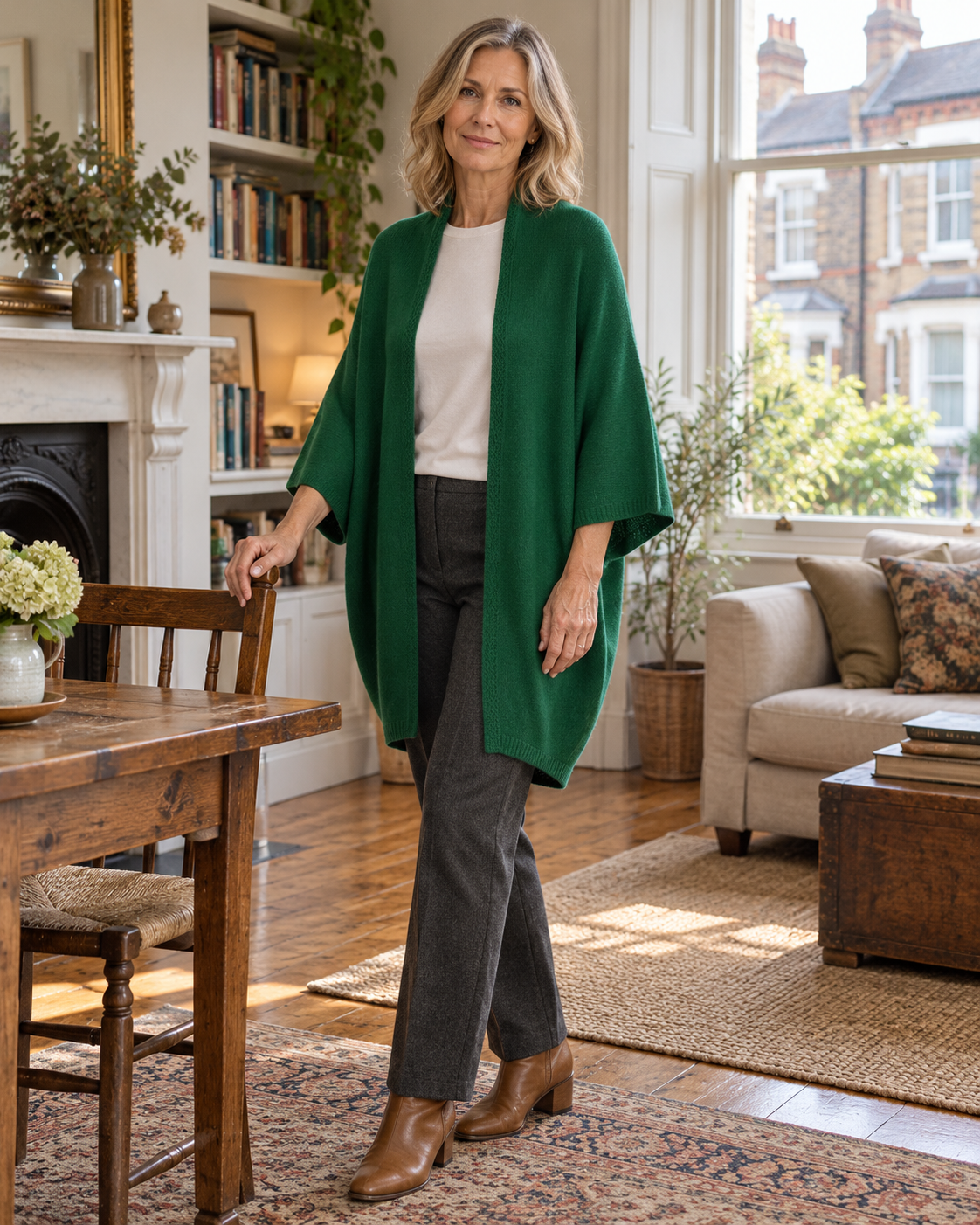 The Camille Drape Cardigan