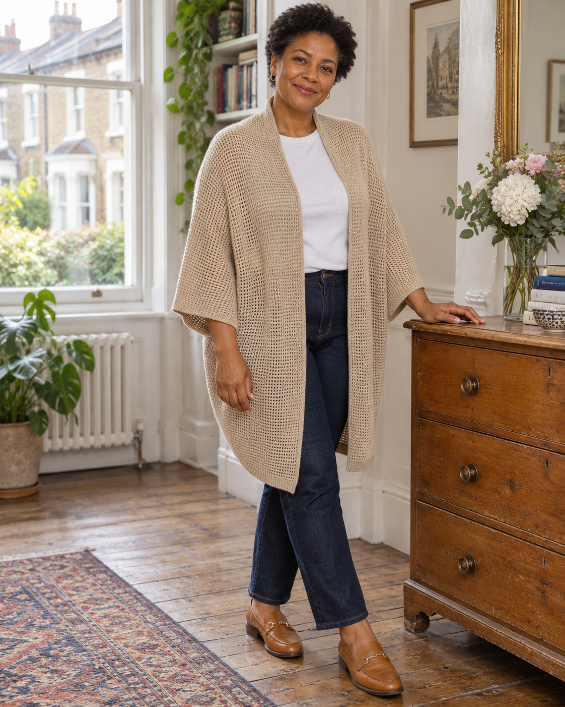 The Camille Drape Cardigan