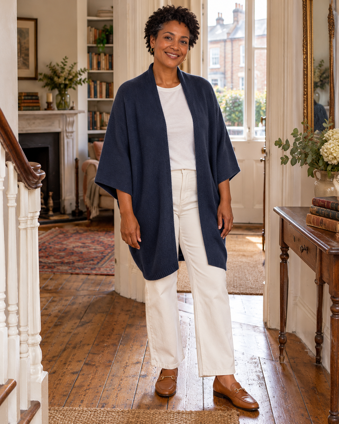 The Camille Drape Cardigan