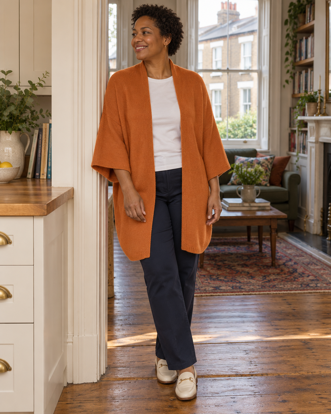 The Camille Drape Cardigan