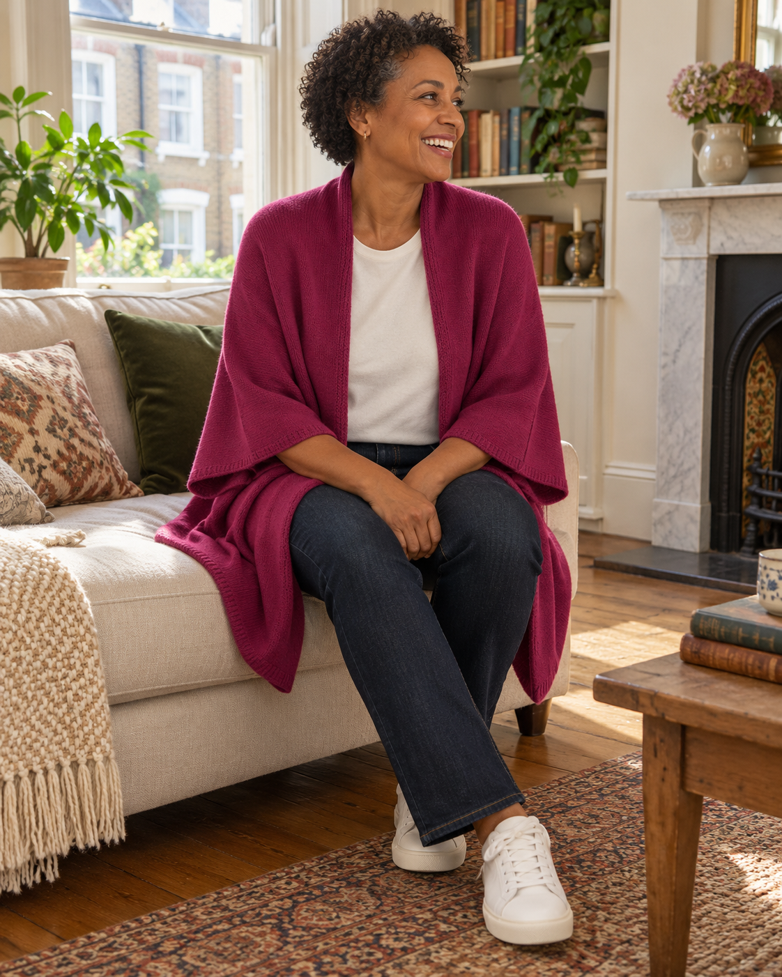 The Camille Drape Cardigan