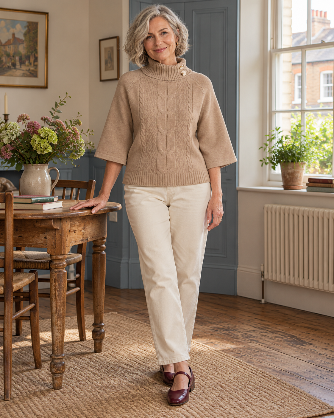 The Cecily Cable-Knit Jumper