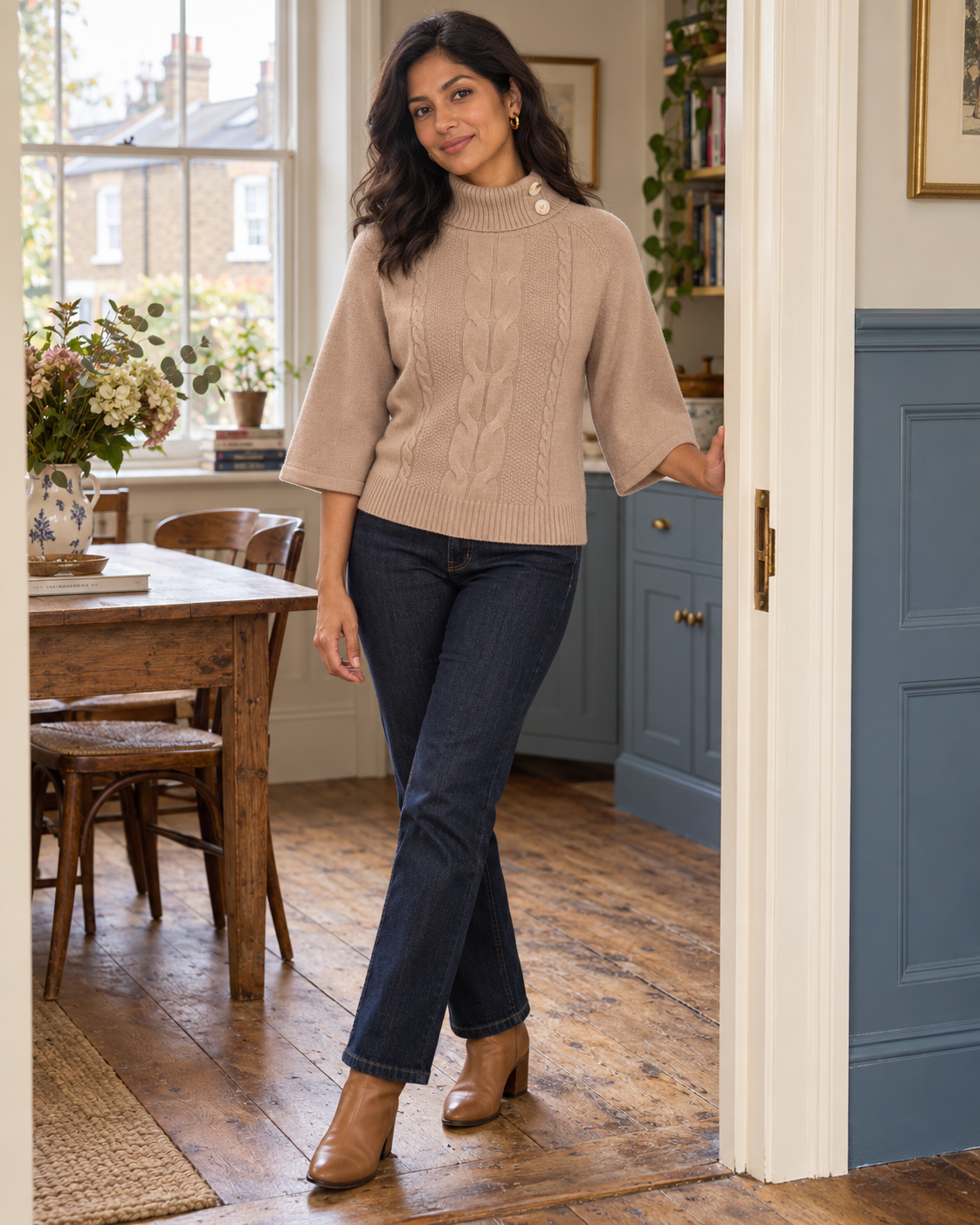 The Cecily Cable-Knit Jumper