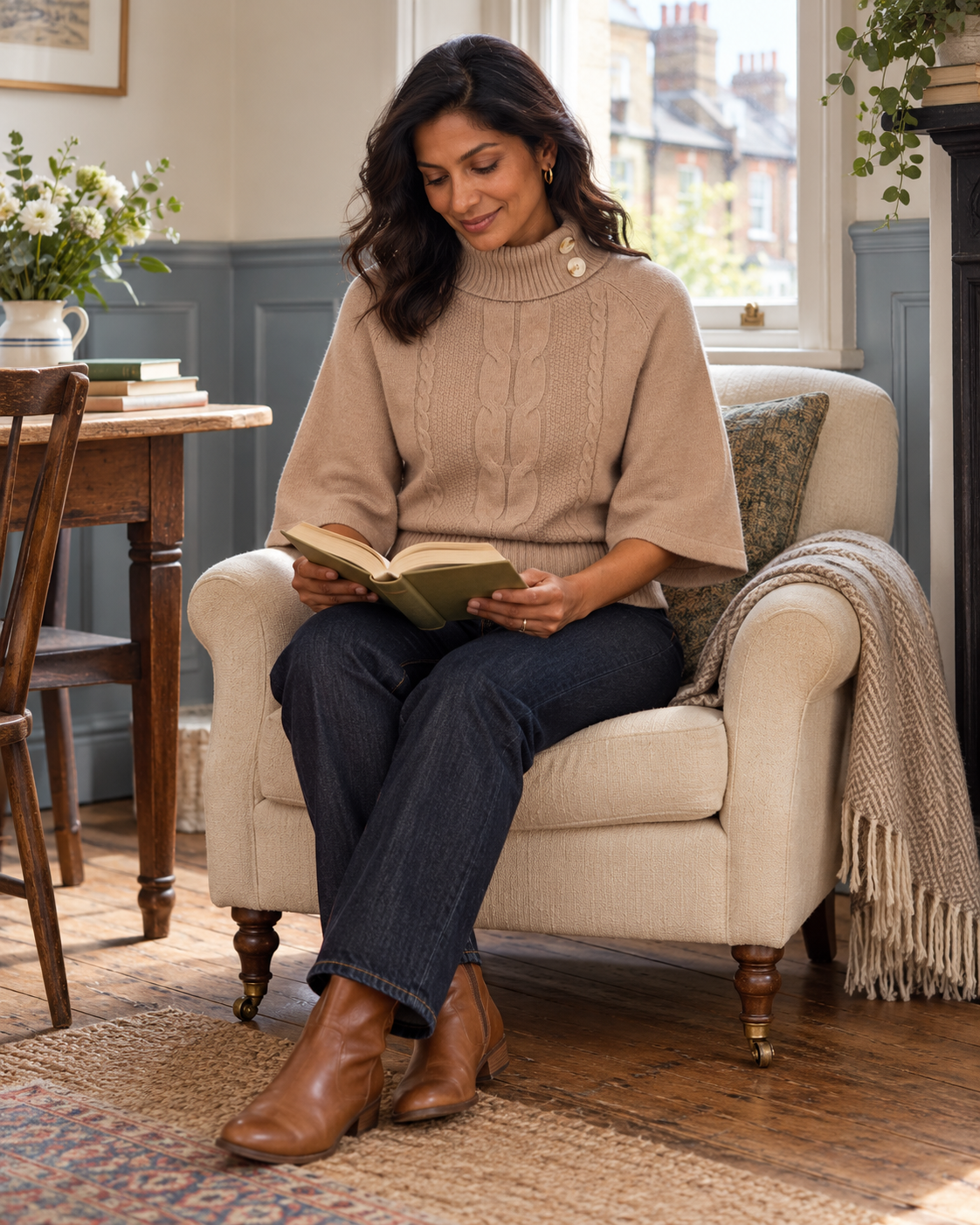 The Cecily Cable-Knit Jumper