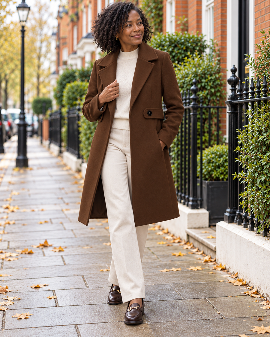 The Charlotte Belted Coat