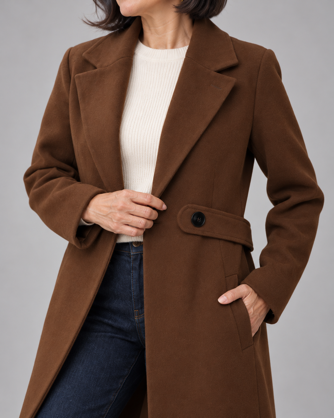 The Charlotte Belted Coat