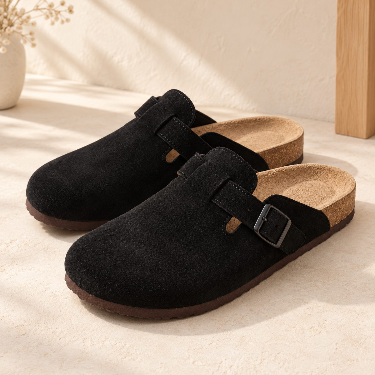 Chiswick Classic Suede Clogs