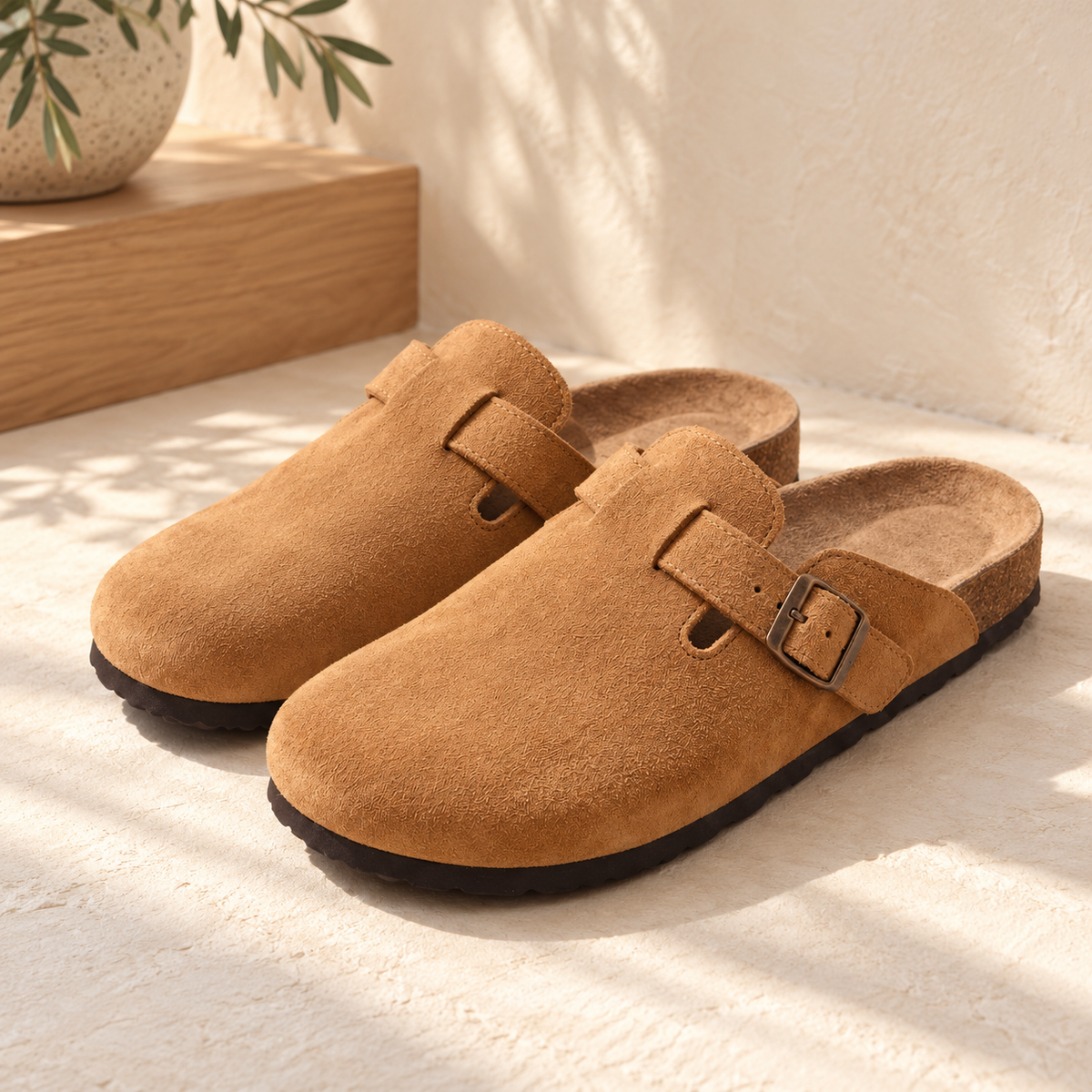 Chiswick Classic Suede Clogs