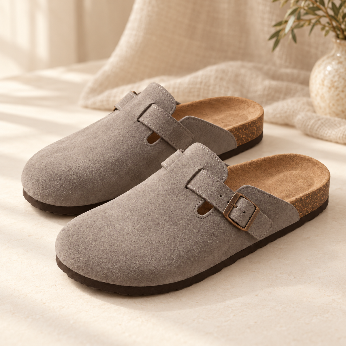 Chiswick Classic Suede Clogs