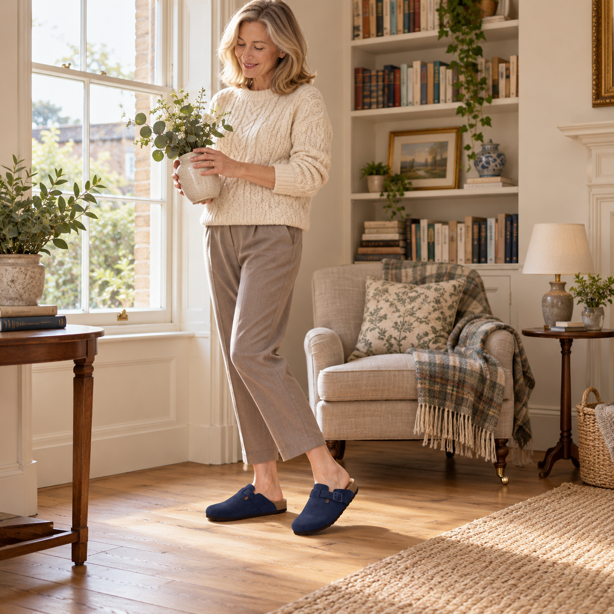 Chiswick Classic Suede Clogs