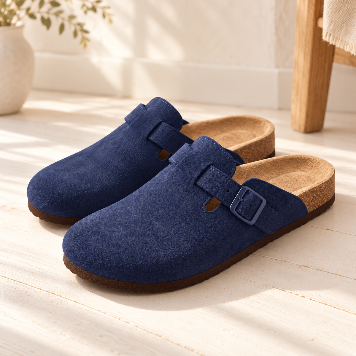 Chiswick Classic Suede Clogs