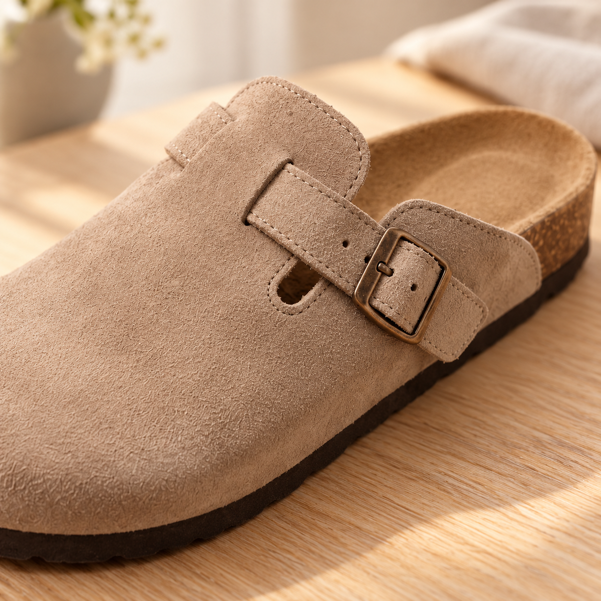 Chiswick Classic Suede Clogs