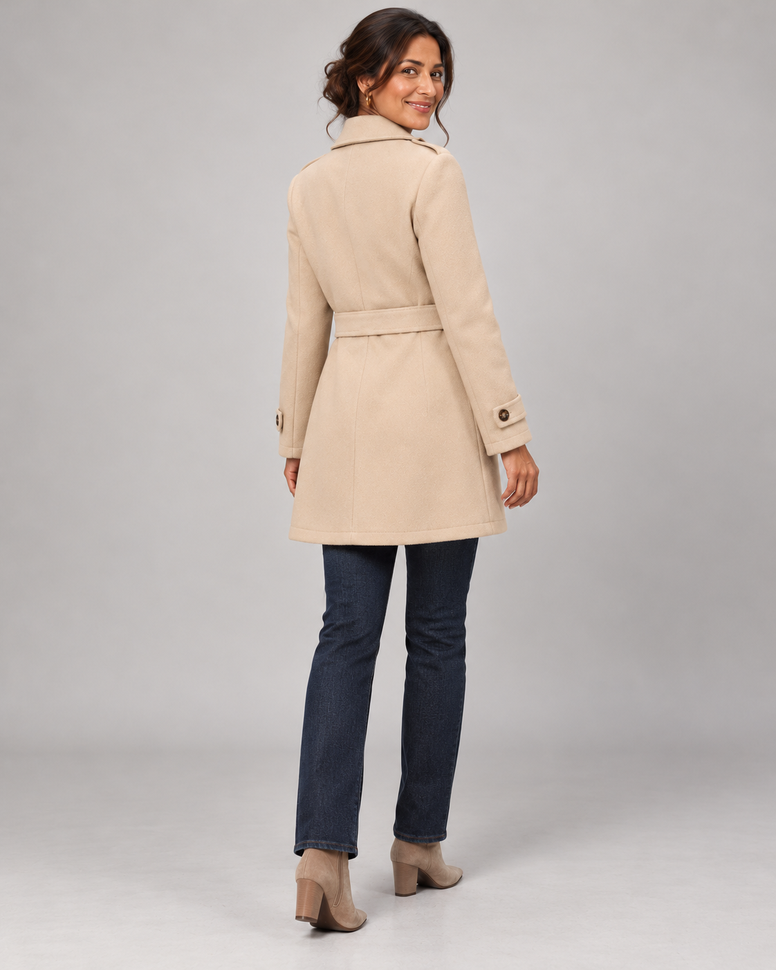 The Evelyn Classic Belted Coat