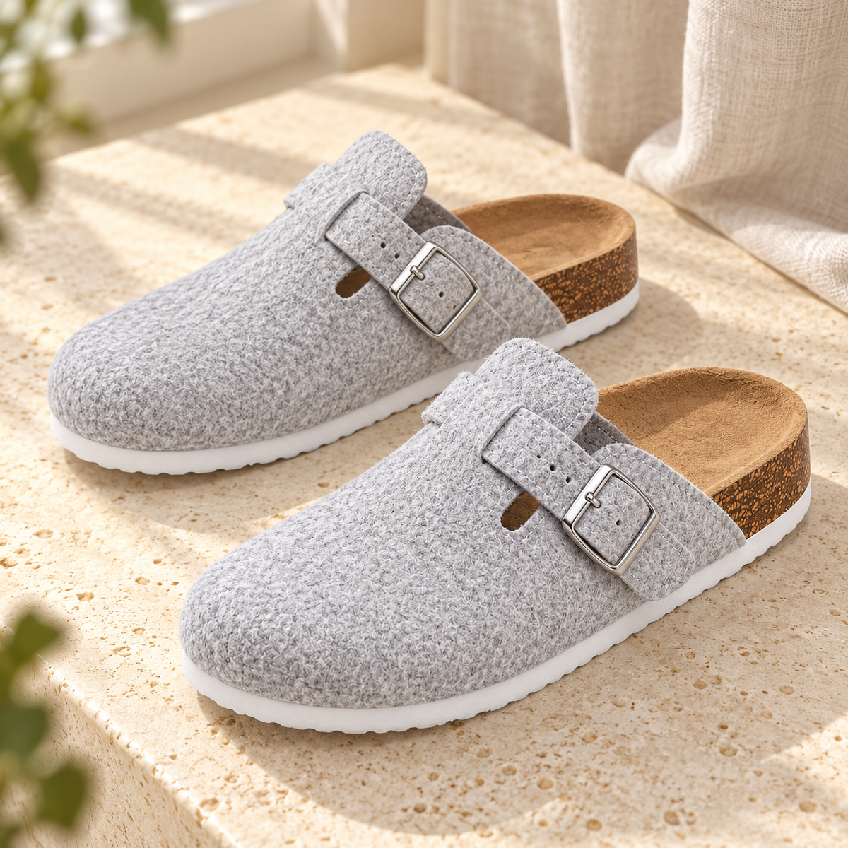 Hampstead Felt Clogs