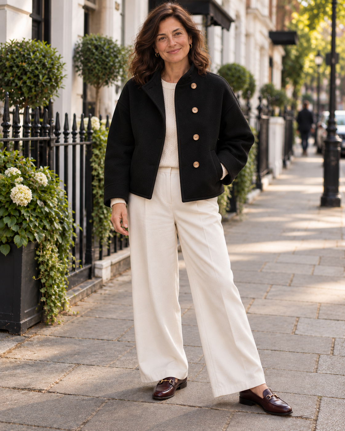 The Hazel Button-Front Jacket