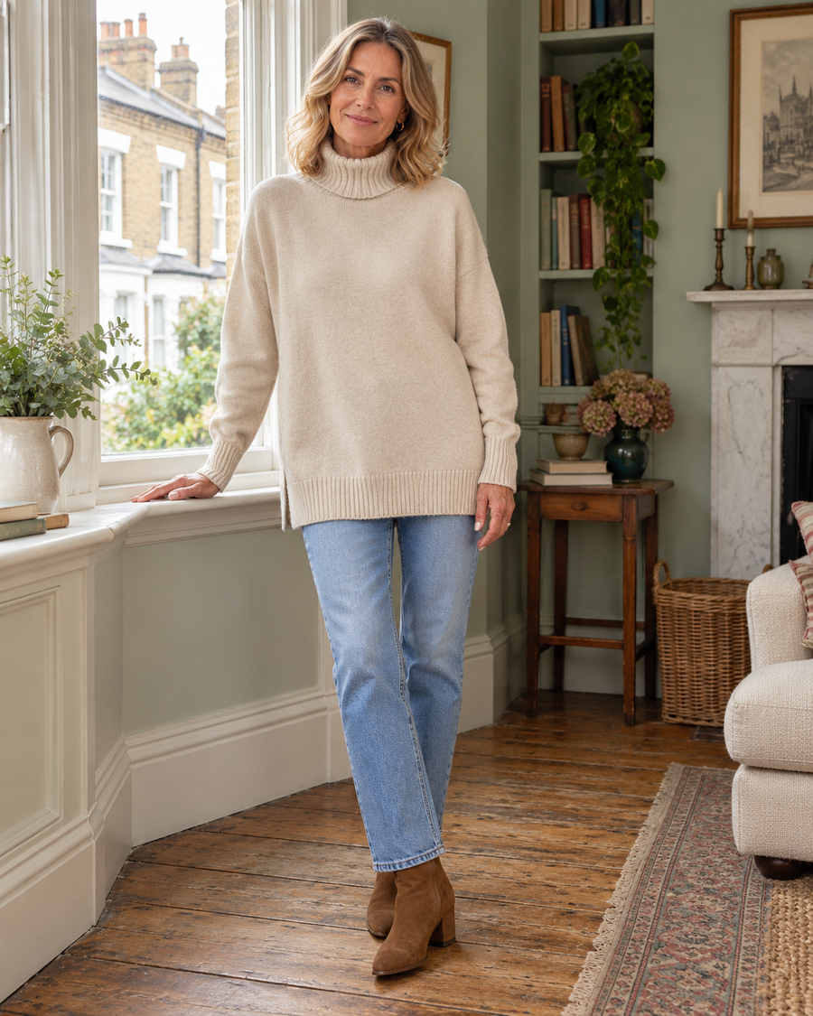 The Juliet Roll-Neck Jumper