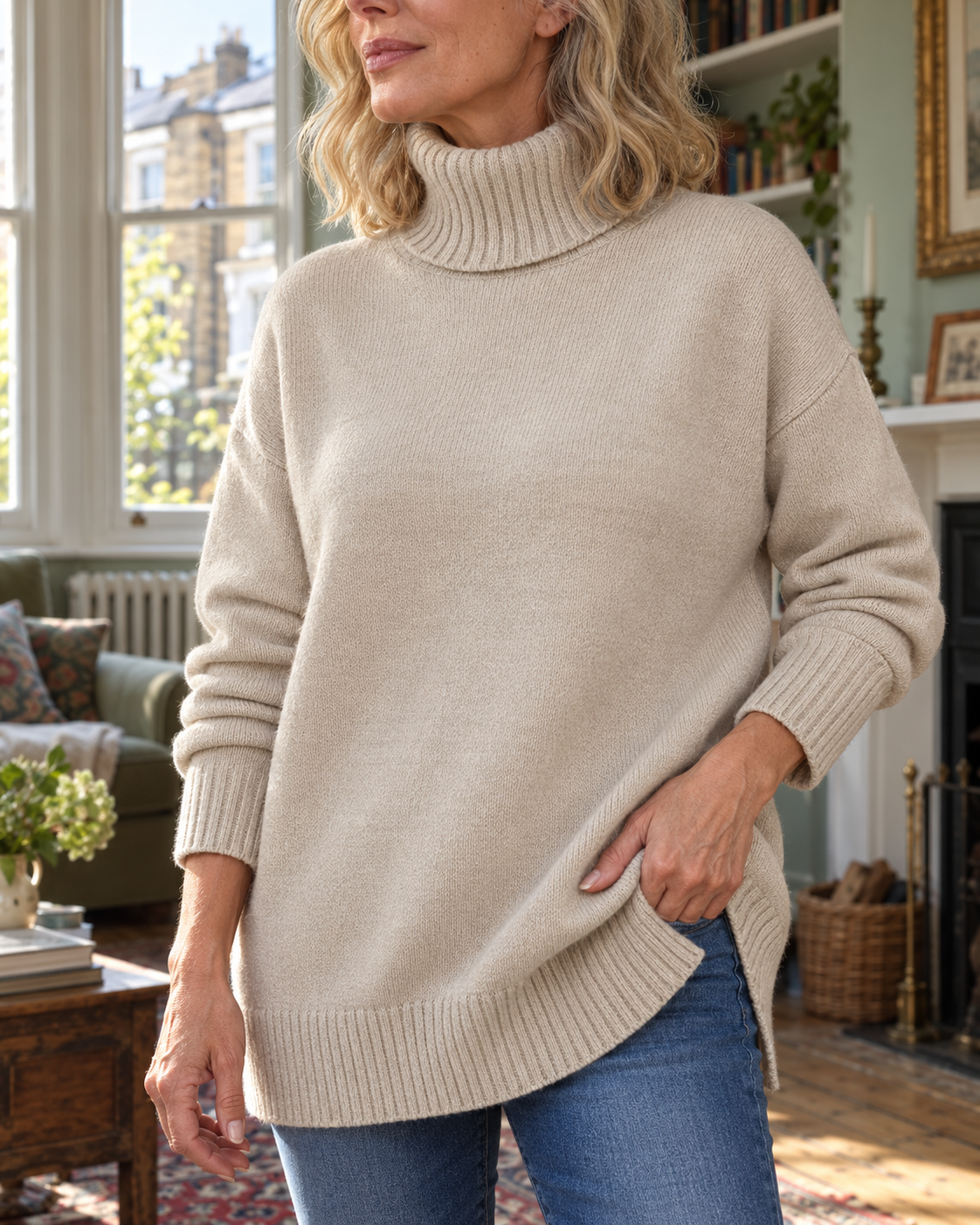 The Juliet Roll-Neck Jumper