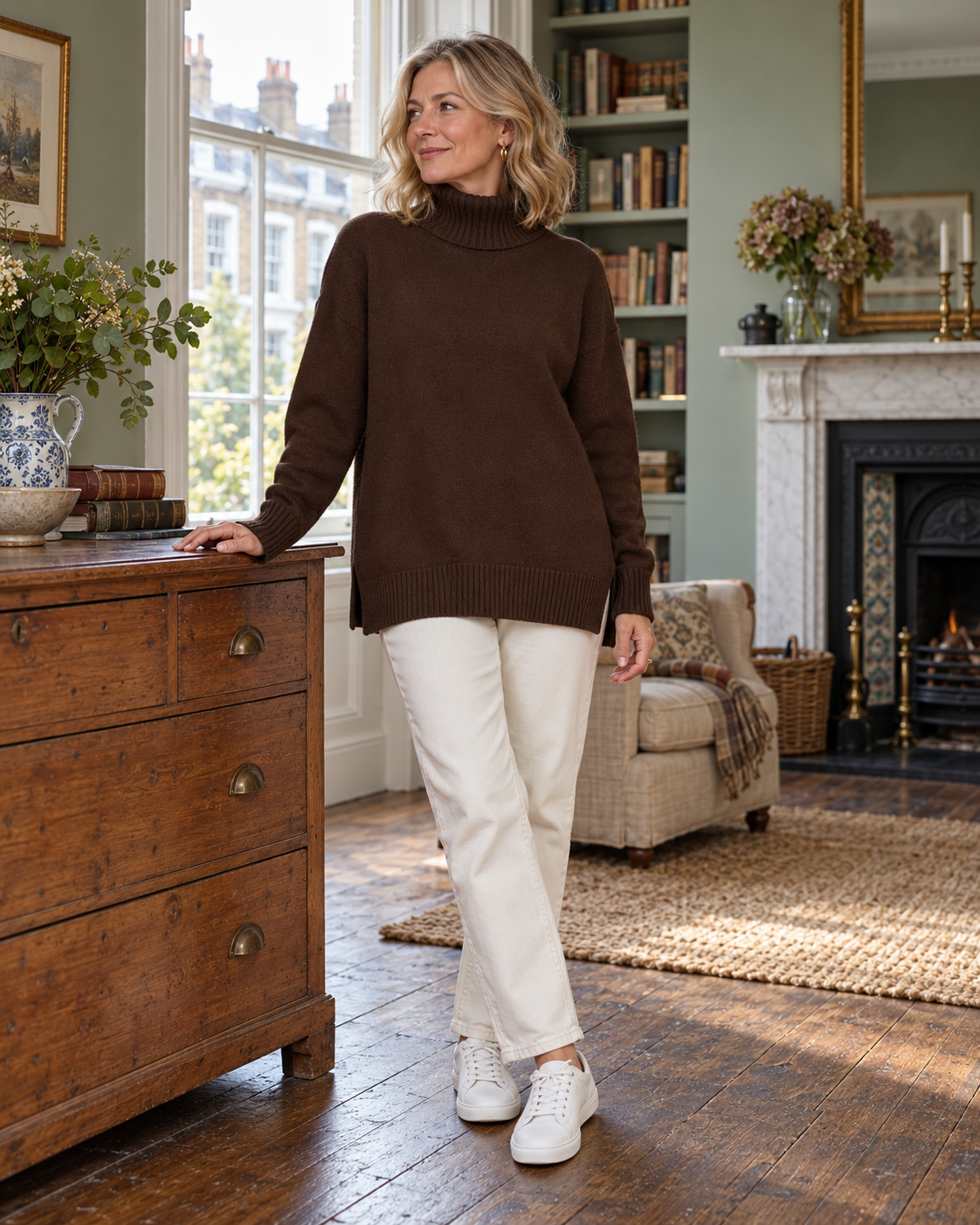 The Juliet Roll-Neck Jumper