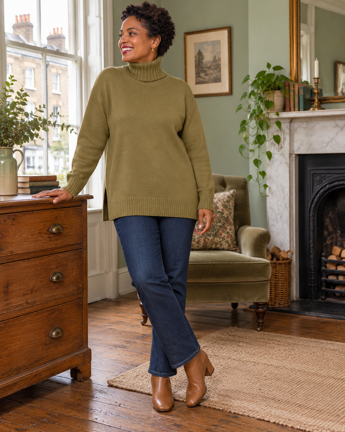 The Juliet Roll-Neck Jumper