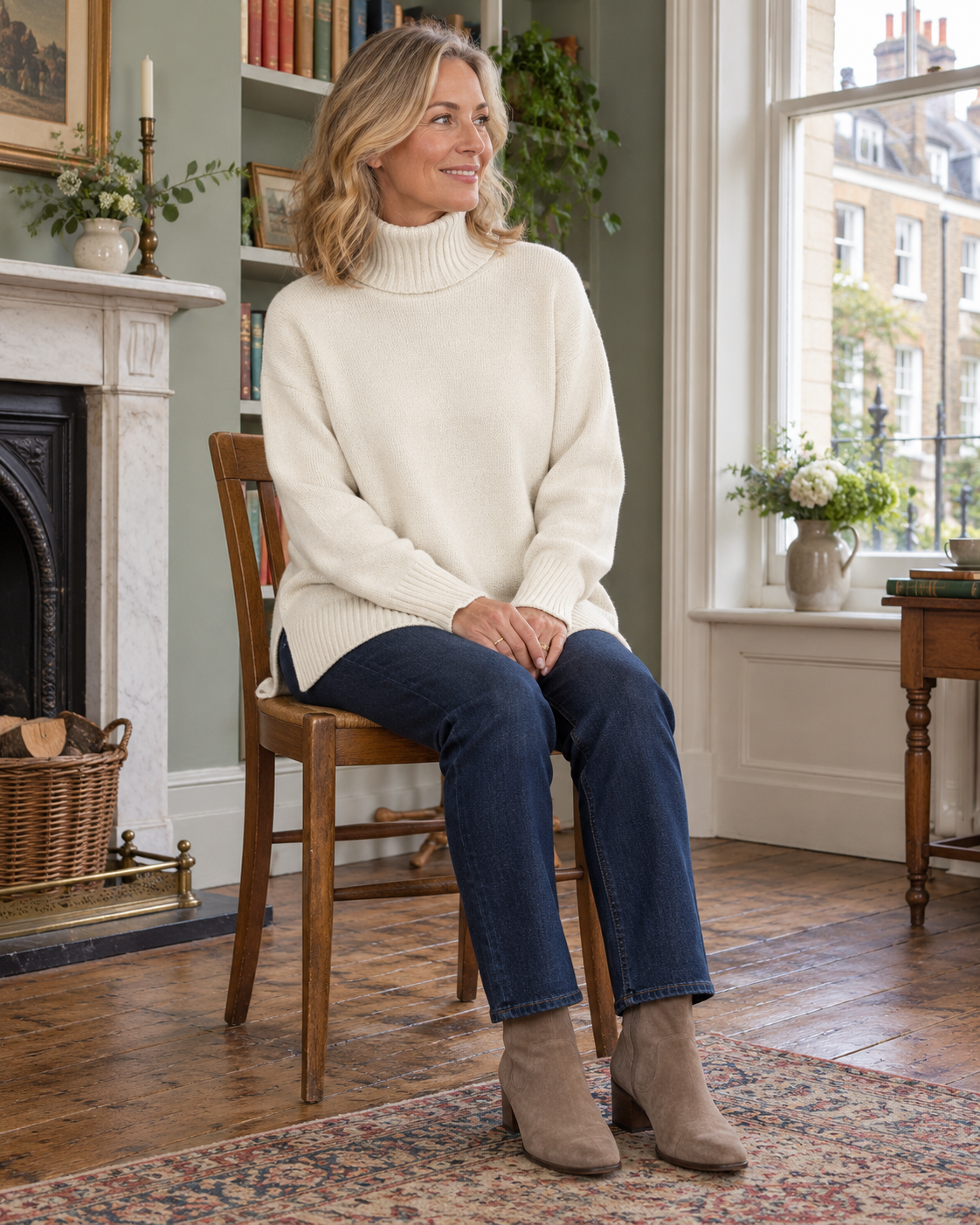 The Juliet Roll-Neck Jumper