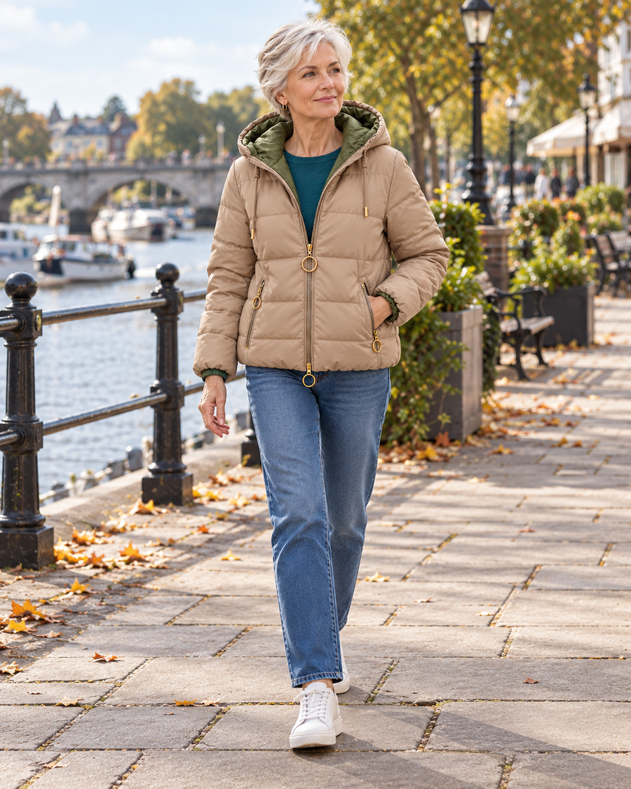 The Lydia Reversible Quilted Jacket
