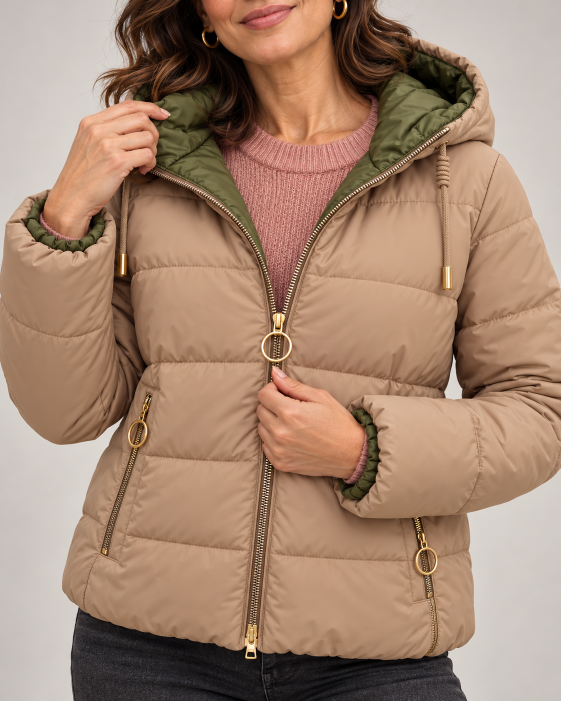 The Lydia Reversible Quilted Jacket