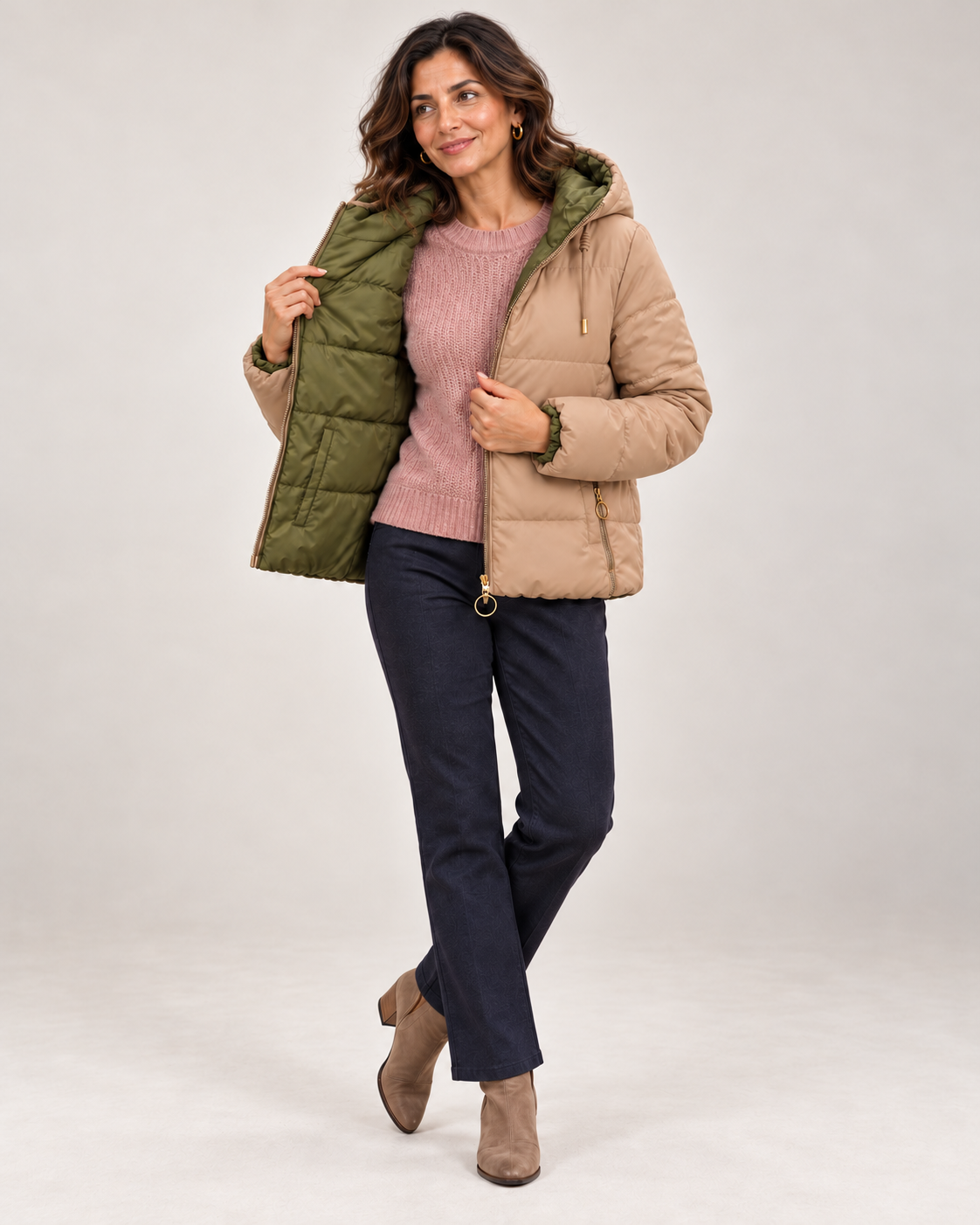 The Lydia Reversible Quilted Jacket