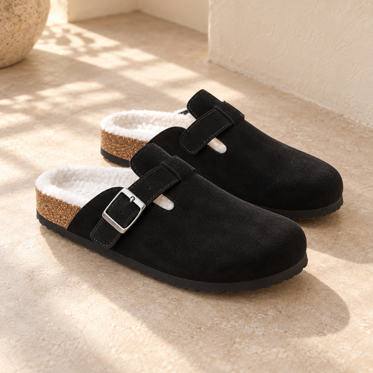 Richmond Lined Suede Clogs