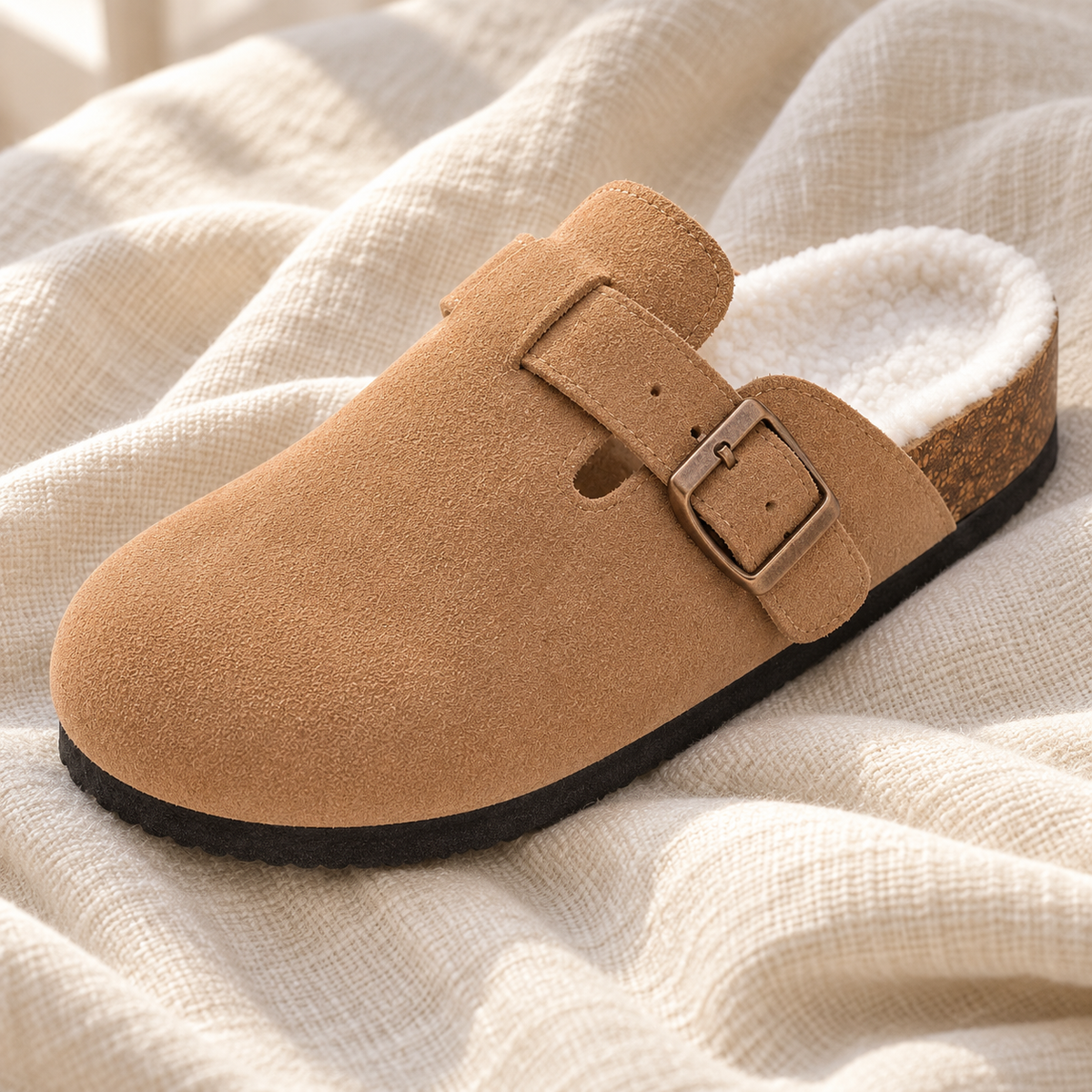 Richmond Lined Suede Clogs