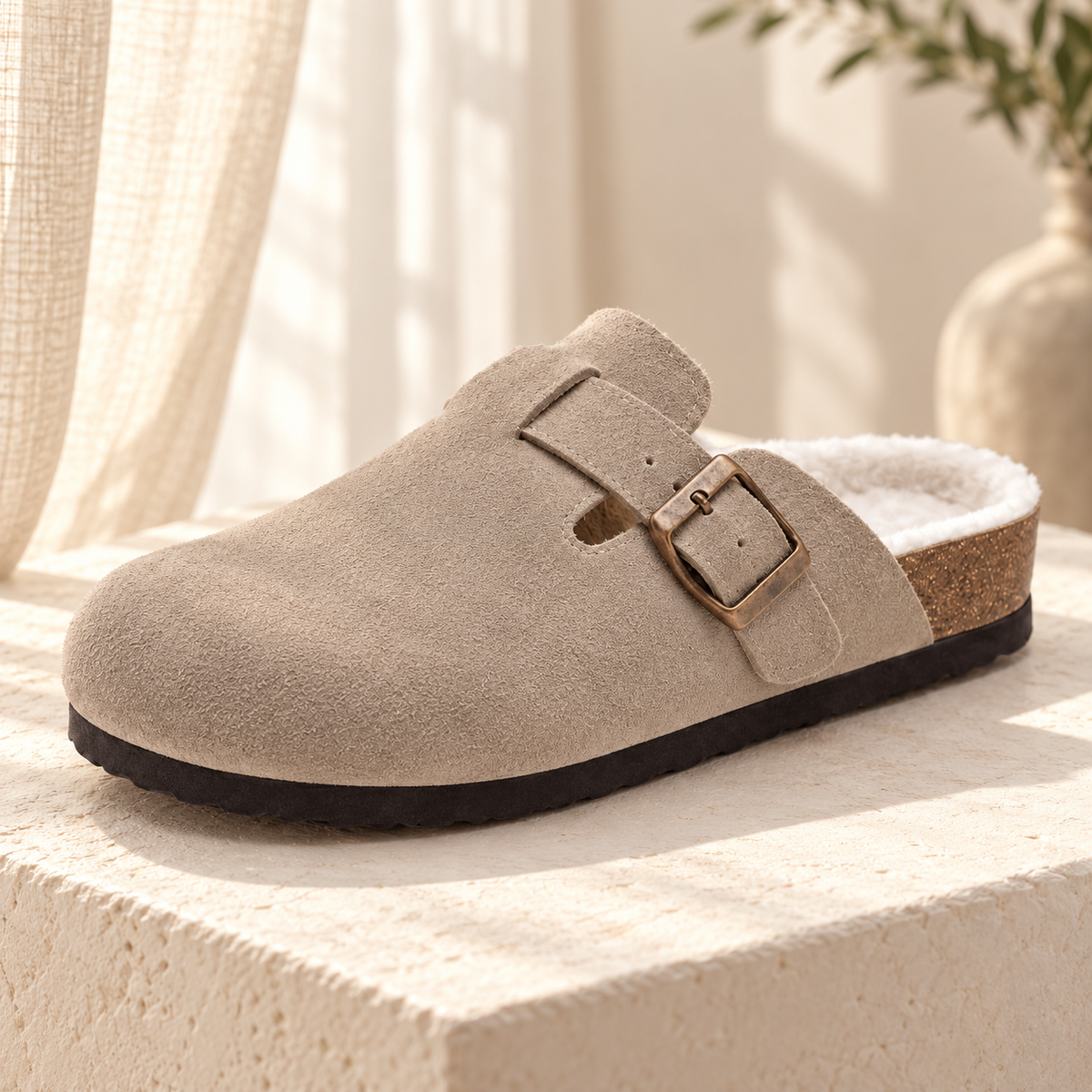 Richmond Lined Suede Clogs