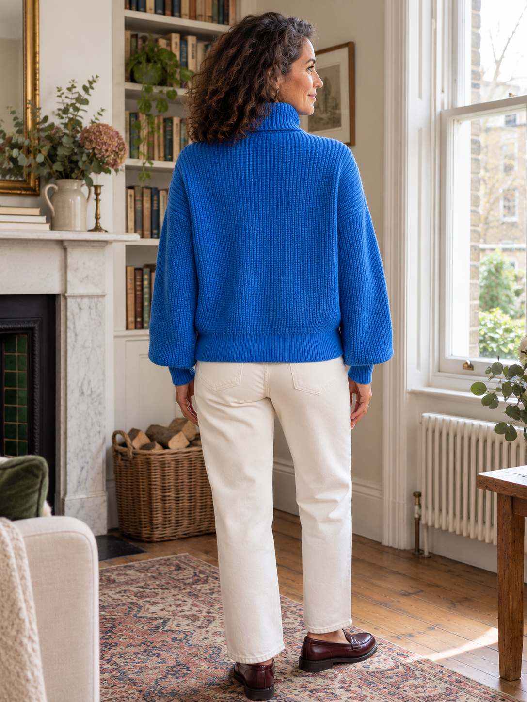 The Serena Balloon-Sleeve Jumper