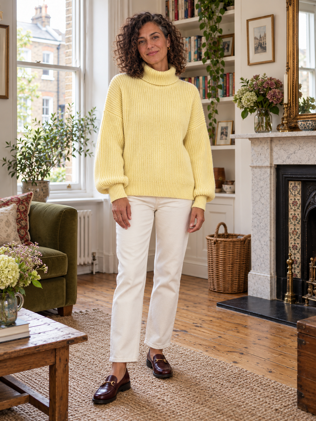 The Serena Balloon-Sleeve Jumper